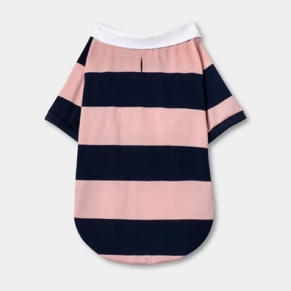 Rugby Shirt by Boots & Barkley Pink/Navy - Small - Picture 3 of 6